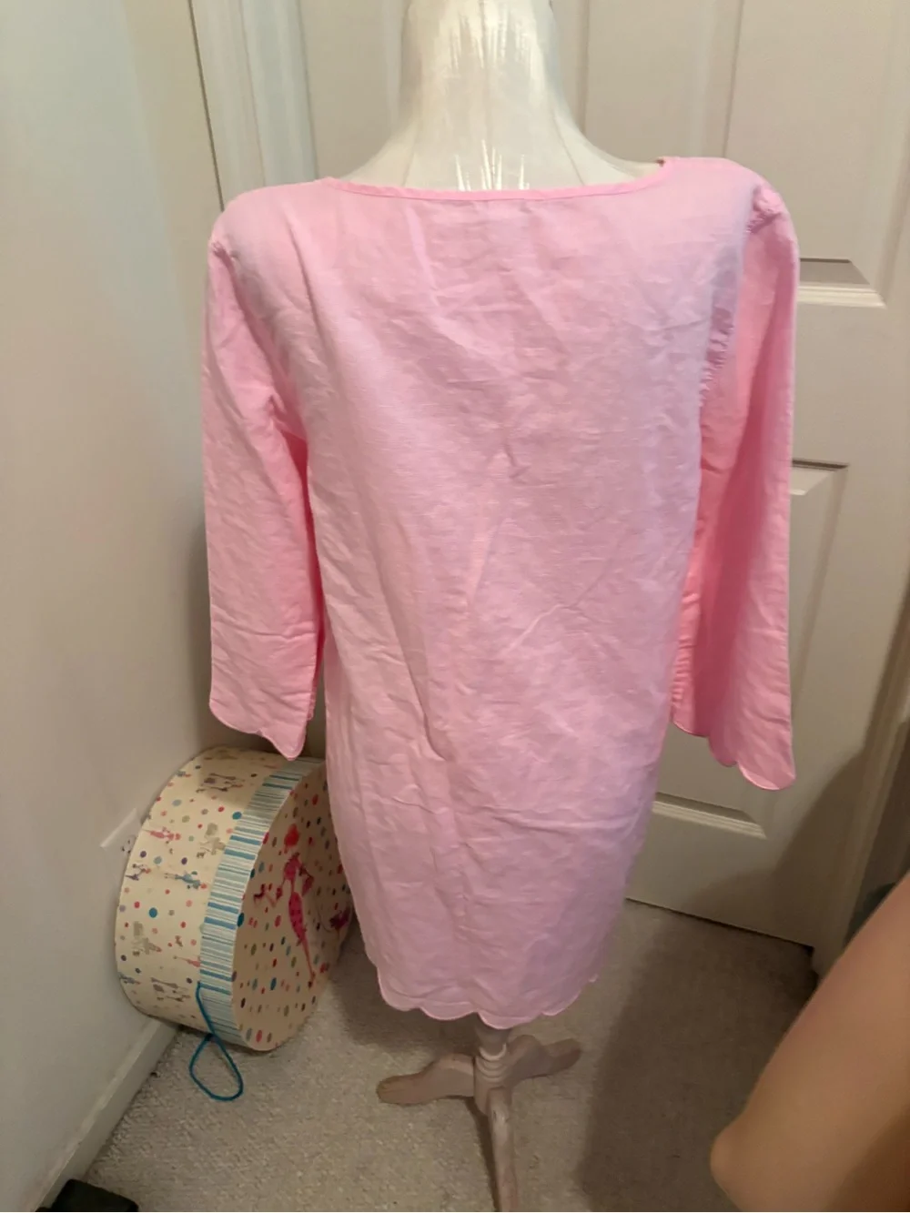 J. Crew Light Pink Tunic/chemise size M Top runway item